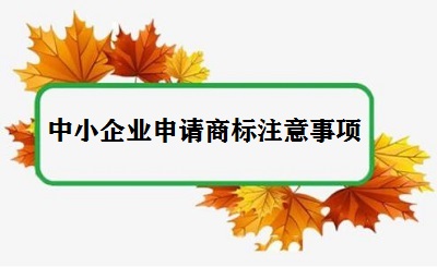 中小企業(yè)申請(qǐng)商標(biāo)注意事項(xiàng)